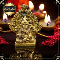 ราคา งานนำเข้า พระพิฆเนศ ทองเหลือง พระพิฆเนศวร์นั่งบัลลังก์ ประทานพร ปลุกเสกแล้ว ลูกพระศิวะ พระแม่อุมา องค์บูชา งานคุณภาพ ความสำเร็จ (17211034047)