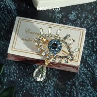 ราคา Her Lab Jewelry แฟชั่นใหม่ปิ่นปักผมขนนกพลอยคริสตัลเต็มรูปแบบที่งดงามทองคำสีกุหลาบแวววาวแว่นตาหยดน้ำเพชรเครื่องประดับเข็มกลัดช่อดอกไม้สำหรับผู้ชายและผู้หญิง (17549726294)