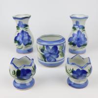 ราคา Set กระถางธูป แจกันกระถางธูปโต๊ะหมู่บูชา แจกันเซรามิค กระถางธูปเซรามิค แจกันดอกไม้ ของใช้บูชาศาสนา (5237732385)