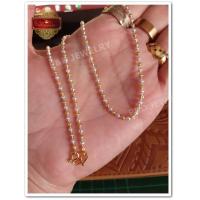 ราคา ใหม่ สร้อยคอสองกษัตรย์ลายเม็ดมะยม ขนาด 3 มม น้ำหนัก 2 สลึง ยาว 18 นิ้ว (6506218967)