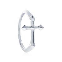ราคา ake ake the Glory Cross ring Small White แหวนเงินแท้ 925 แกะมือขัดเงาพิเศษ ชุบไวท์โกลด์ ลายไม้กางเขนนี้จึงเปล่งประกายสว่างดังความอิ่มเอิบในพรของพระเจ้ (17167833396)