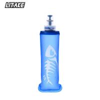 ราคา ถุงน้ำพับได้ขวดน้ำแบบพกพากีฬา Tpu ขนาด250 500มล สำหรับการปั่นการวิ่งปีนเขาเดิน (17367784580)