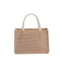 ราคา MUJI Jute Bag DIY Linen Transformation Shopping Bag Muji Jute Bag Hand Painted Waterproof Official Linen Bag (20733753921)