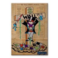 ราคา Alec Monopoly และ Rachie Starry Sky Art ภาพวาดผ้าใบMonopoly Dollars โปสเตอร์เงินการ์ตูน Wall Art สำหรับตกแต่งห้องนั่งเล่น1007 (20621798087)