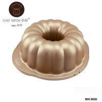 ราคา Chefmade แท้ พิมพ์ปล่องฟักทอง10นิ้ว Bund pan 10 Chefmade Champage gold WK9030 (16443901853)