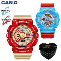 ราคา G Shock Baby G GA110 BA110 ชายและหญิงคู่กีฬานาฬิกากันน้ำและกันกระแทกเวลาโลกนำหน้าจอแสดงผลคู่ 4 ปีรับประกันสากล BA 110NC 2A GA 110CS 4A (19648895307)