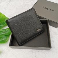 ราคา กระเป๋าสตางค์หนังแท้ พร้อมกล่อง แบรนด์แท้ TAILIAN 100 หนังนิ่ม กระเป๋าสตางค์ผู้ชาย (21190291697)