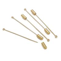 ราคา หมุดทองเหลืองชุบทอง1ชุด58 70Mm 14K สำหรับเครื่องมือทำเครื่องประดับเข็มกลัด DIY (21035466039)