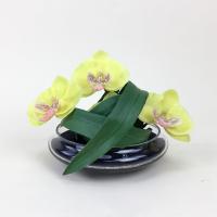 ราคา Ikebana ดอกไม้สไตล์ญี่ปุ่น แจกันดอกไม้ปลอมตกแต่งบ้าน ดอกกล้วยไม้พร้อมแจกัน (19248536682)