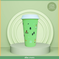 ราคา NEW Normally แก้วกาแฟ แก้วน้ำพลาสติก แก้วน้ำ พร้อมฝาปิดยกดื่ม Reusable Cup แก้ว สไตล์เกาหลี แก้วพกพา (12216014921)