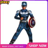 ราคา Boys AvengerหมวกTain Ame Ricaภาพยนตร์2กล้ามเนื้อคลาสสิกชุดฮาโลวีนเด็กSuper Heroเด็กคอสเพลย์ (7093974528)