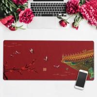 ราคา แผ่นรองเมาส์แผ่นรองเมาส์ขนาดใหญ่พิเศษแห่งชาติแฟชั่นจีนศาลล็อคหนาที่กำหนดเอง (20534704041)