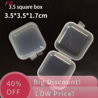 ราคา Lowest price FG กล่องเก็บเครื่องประดับพลาสติกใสทรงสี่เหลี่ยมขนาดเล็ก10แพ็คกล่องยาขนาดเล็ก (20455793032)