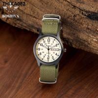 ราคา Swiss Army Watch Mens Nylon Braided Band Double Calendar Watch Luminous Waterproof Outdoor Fishing Couple Womens Stainless Steel Watch (20062254189)