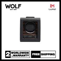 ราคา กล่องหมุน กล่องนาฬิกา WOLF1834 รุ่น ROADSTER SINGLE WINDER BLACK (12897088410)