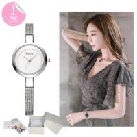 ราคา Kimio นาฬิกาข้อมือผู้หญิง สายสแตนเลส สี Silver หน้าปัดสีขาว รุ่น KW6115 Clearance ลดสุดๆ (1478226780)