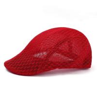 ราคา cc 2023 New Mens Hat Berets Cotton Caps for Hats Cabbie Flat Cap Breathable Mesh Newsboy Beret (20673034383)
