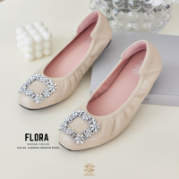 ราคา รองเท้าหนังแกะ รุ่น Flora Smoke color สีเทาอ่อน (20208096002)