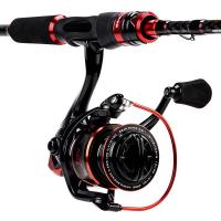 ราคา KastKing Max Steel Rod Carbon Spinning Fishing Rod AND KastKing Sharky III Innovative Water Resistance Spinning Reel Reel Rod Combo (13980265449)