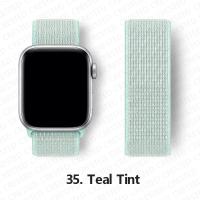 ราคา ห่วงไนลอนสำหรับสายคาด Apple Watch 44มม 40มม IWatch 38มม 42มม สายรัดข้อมือกีฬาเข็มขัดสร้อยข้อมือนาฬิกา Apple 5 3 4 6 SE (8484238435)