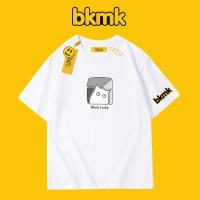 ราคา เสื้อยืดแขนสั้น คอกลม ผ้าฝ้าย พิมพ์ลาย High Street แฟชั่นฤดูร้อน สําหรับผู้ชาย และคู่รักเสื้อยืดลายฤดูร้อน S 5XL (19952203696)