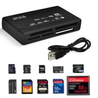 ราคา การ์ดเครื่องอ่านการ์ด Sdhc Mini Micro M 2 Mmc Tf Cf Usb (16455356521)