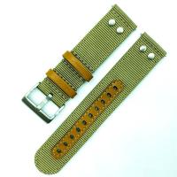 ราคา Rivet ไนลอน สายรัดนาฬิกาหนังแท้สำหรับ Samsung Galaxy Watch 42 46Mmสายรัดข้อมือ S3สำหรับเล่นกีฬา20Mm 22Mm (17061958520)