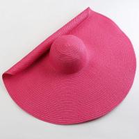 ราคา Free Shipping 70ซม ขนาดใหญ่กว้าง Brim Sun Caps Travel ขนาดใหญ่ UV Protection Beach Straw หมวกผู้หญิงฤดูร้อน Floppy Flodable Sun Hat (16748547475)
