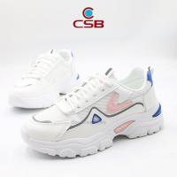 ราคา CSB รองเท้าผ้าใบทำงาน พื้นนุ่ม ใส่วิ่งได้ สีดำล้วน สีขาวล้วน สีขาวชมพู รุ่น YH80081 ไซส์ 37 41 (21010358904)
