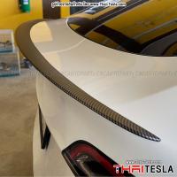 ราคา สปอยเลอร์ ตูดเป็ด Tesla Model 3 Model Y หลังกาว3M Ducktail Spoiler กดเลือก สี คาร์บอน คาร์บอนด้าน ดำ (20472008069)