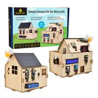 ราคา ใหม่ Microbit Smart Home Kit House Starter Kit สำหรับ Micro Bit Kit STEM Programming ของเล่นพร้อมแผงโซลาร์เซลล์ ไม่มี MicroBit Board (20335623179)