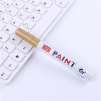 ราคา 12 Colors Car Paint Pen Waterproof Permanent Paint Marker Pen Rubber Metal Pen Car Wheel Tire Oily Painting Pen CD Metal Permanent Paint Marker Graffti Oily Marker Pens Waterproof Fluorescent Pen for 