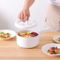 ราคา หม้อไฟฟ้า ขนาดเล็กหม้อนักเรียน เคลือบเซรามิก หม้อต้มไฟฟ้า หม้อสำหรับหอพักห้องนอน หม้อต้ม อเนกประสงค์ สารพัดประโยชน์ ใช้ง่ายพกพาได้ (10709222081)