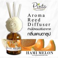 ราคา Pinto Natural Aromatic Reed Diffuser ก้านไม้หอมปรับอากาศ กลิ่นเมล่อน Hami Melon ขนาด 50ml และ 100ml (10215584627)