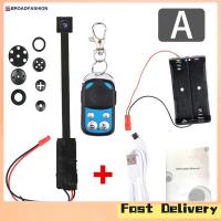 ราคา Broadfashion Security Camera Mini Cam Video Full HD 1080P Camcorder Cam Premium Camera Portable Module Video Record Camera With Remote Control Motion Detection For Security Guard Home Outdoor (2111308