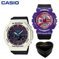 ราคา G Shock Baby G GMAS2100 BA110 คู่ชายหญิงชุดกีฬานาฬิกาแสดงเวลาคู่กันกระแทกและกันน้ำโลกไฟ LED คนรักกีฬานาฬิการับประกัน 4 ปี BA 110NC 6A GMA S2100WT 7A2 (16950937235)