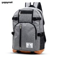 ราคา กระเป๋าเป้ผู้ชาย ไซส์ใหญ่ ขนาด 19 นิ้ว กระเป๋าเดินทาง กระเป๋านักเรียน กระเป๋าโน๊ตบุ๊ค กระเป๋าใส่หนังสือ (16699947858)