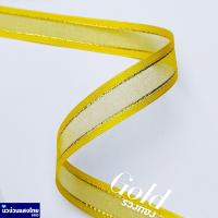 ราคา ริบบิ้น โบว์ ผ้าแก้ว ขอบทอง ดื้นทอง ริบบิ้นทราย ทรายเงิน ทรายทอง โบว์ผูกผม โบว์ผ้าตกแต่ง Ribbin โบว์จัดช่อดอกไม้ (18164084143)