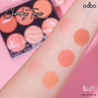 ราคา Odbo OD146 Cheeky Tone Blusher บลัชออน6สี ของแท้100 (14876256344)