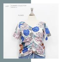 ราคา เสื้อผ้าสาวอวบ อก40 48 เนื้อผ้านิ่ม เสื้อสาวอวบ เสื้อคนอ้วน ไซส์ใหญ่ (7132972034)