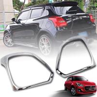 ราคา ครอบไฟท้าย ครอบกันรอยไฟท้าย รุ่น ซูซุกิ สวิฟท์ SUZUKI SWIFT ปี 2018 2020 สีโครเมี่ยม 2 ชิ้น (7694322525)