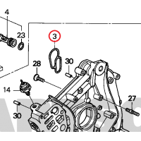ราคา ปั้มน้ำมันเครื่อง อะไหล่ปั้มน้ำมันเครื่อง Honda V6 ตระกูล J แท้เบิกศูนย์ (21273436367)