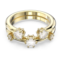 ราคา Swarovski ชุดแหวนทองคำ Constella Rose 2 แหวนพลอยสีขาวตัดกลม S925 แหวนแฟชั่นสตรีเงินสเตอร์ลิงของขวัญวันวาเลนไทน์ของขวัญวันเกิด (20572949886)