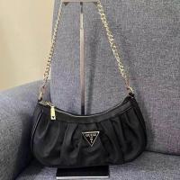 ราคา Guess2023 ใหม่ กระเป๋าสะพายไหล่ ผ้าไนล่อน แต่งจีบโซ่ (20499840868)