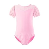 ราคา บอดี้สูทแขนสั้น ยาวสำหรับเด็กผ้าคอตตอนสีชมพูเสื้อผ้าชุดรัดรูปสำหรับสาวบัลเล่ต์หญิงเล่นยิมนาสติกชุดเต้น (19722816802)