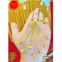ราคา จี้ ชาร์มทองแท้ 99 99 หนัก 0 1 กรัม พร้อมเเถม สร้อยคอเงินแท้หุ้มทอง (20073238551)
