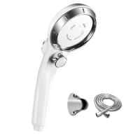 ราคา ฝักบัวอาบน้ำ ฝักบัวแรงดัน เพิ่มแรงดันน้ำ 5 เท่า ประหยัดน้ำ หัวฝักบัวอาบน้ำแรงดันสูง ใช้กับเครื่องทำน้ำอุ่นได้ ฝักบัวพร้อมสายครบเซ็ต ฝักบัวเทอร์โบ หัวฝักบัวอาบน้ำ พร้อมสายเหล็กและที่แขวนฝักบัว หัวฝักบั