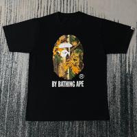 ราคา BAPE เสื้อพิมพ์ลายฉลามแขนสั้นชายและหญิงเสื้อผ้าท่อนบนทรงหลวมเสื้อยืดผ้าฝ้ายทรงกระบอกสำหรับคู่รัก (20355962394)