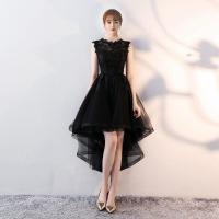 ราคา ชุดราตรีแบบใหม่งานเลี้ยงหรูหราปาร์ตี้หน้าสั้นหลังยาวชุดเล็กชุดพิธีกรหญิง (17576689212)