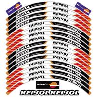 ราคา Reflective Motorcycle Wheel Stickers Racing Rim Strips Decals 17 Hub Accessories For HONDA Repsol HRC CBR KTM YAMAHA KAWASAKI Decals Emblems (19615203242)
